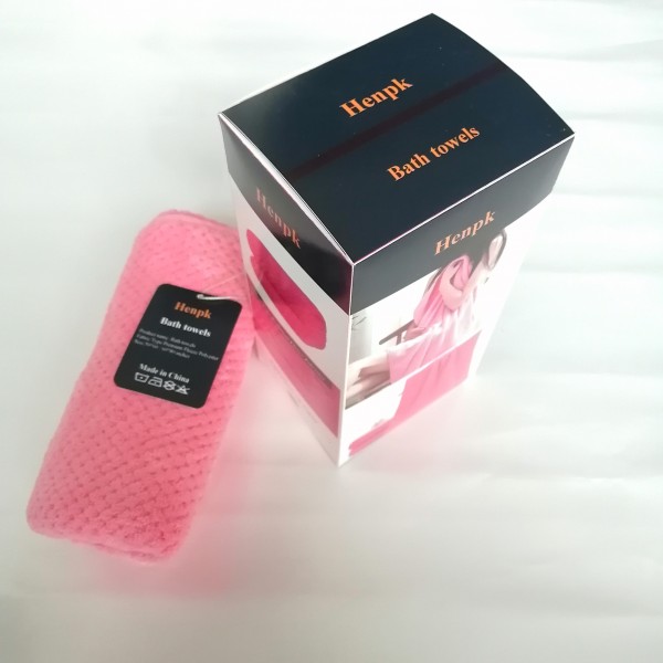 Henpk Bath Towels Premium Fleece Polyester Towels for Bathroom