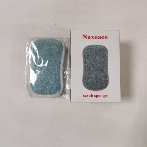 Naxoaeo Scrub Sponges Kitchen Sponges Eco Non-Scratch for Dish,Scrub Sponges
