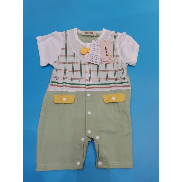 sunbona Children's Apparel Rompers Kids Button Down Jumpsuits